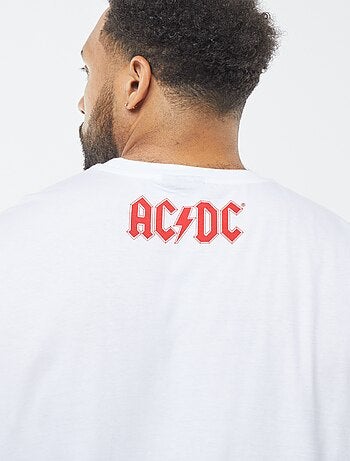 T-shirt com estampado 'AC/DC' de manga curta