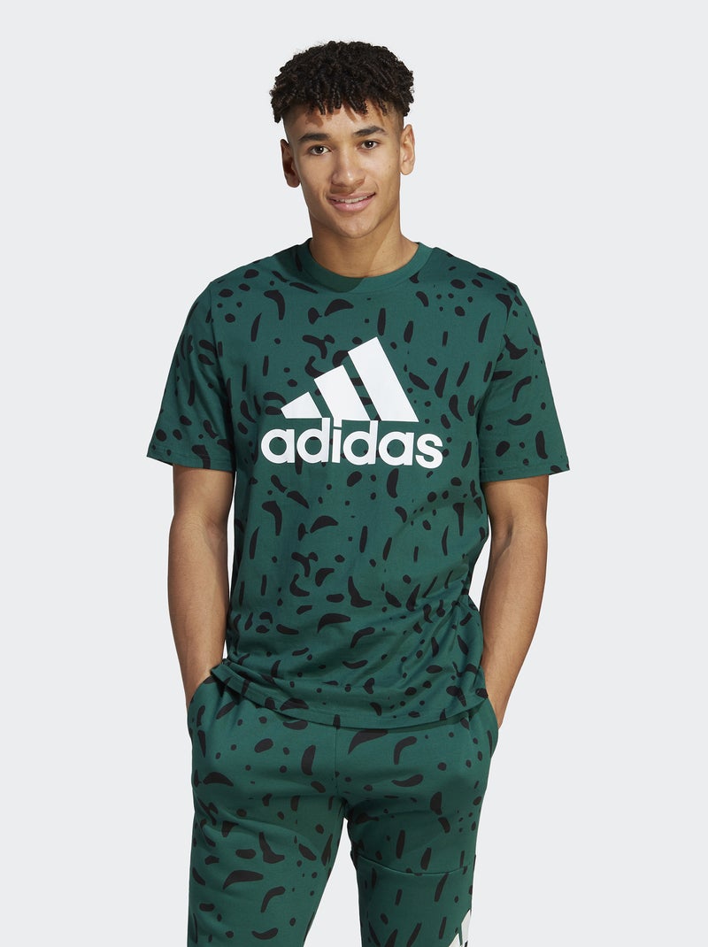 T-shirt com estampado 'Adidas' VERDE - Kiabi