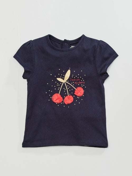 T-shirt com estampado 'ananás' - Kiabi