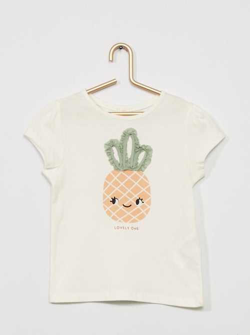 T-shirt com estampado 'ananás' - Kiabi
