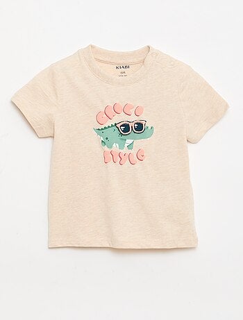 T-shirt com estampado animado
