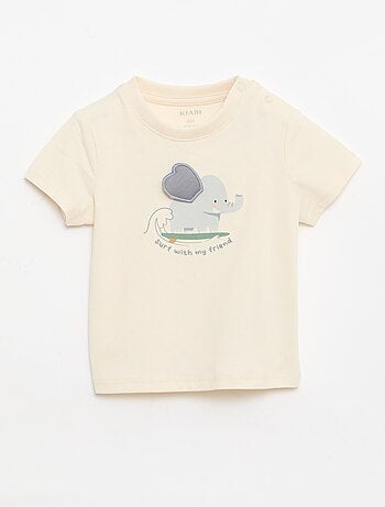 T-shirt com estampado animado
