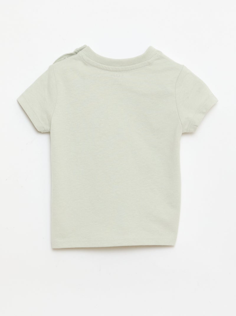 T-shirt com estampado animado Verde - Kiabi