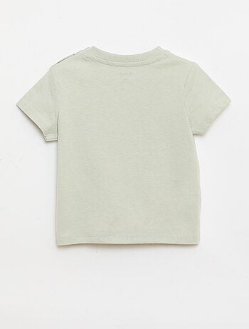 T-shirt com estampado animado