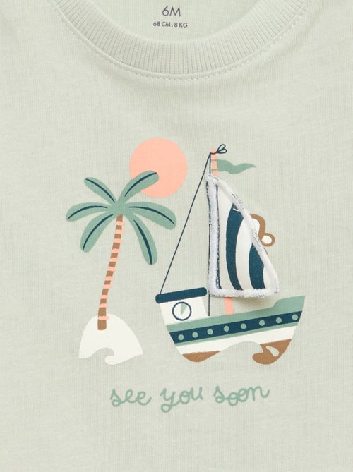 T-shirt com estampado animado - Kiabi