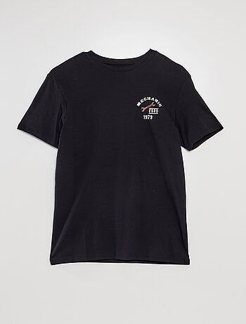 T-shirt com estampado atrás - Kiabi