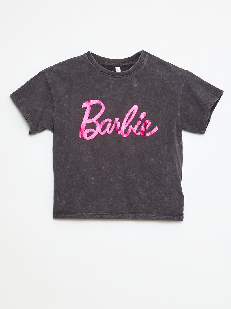 T-shirt com estampado 'Barbie' PRETO - Kiabi