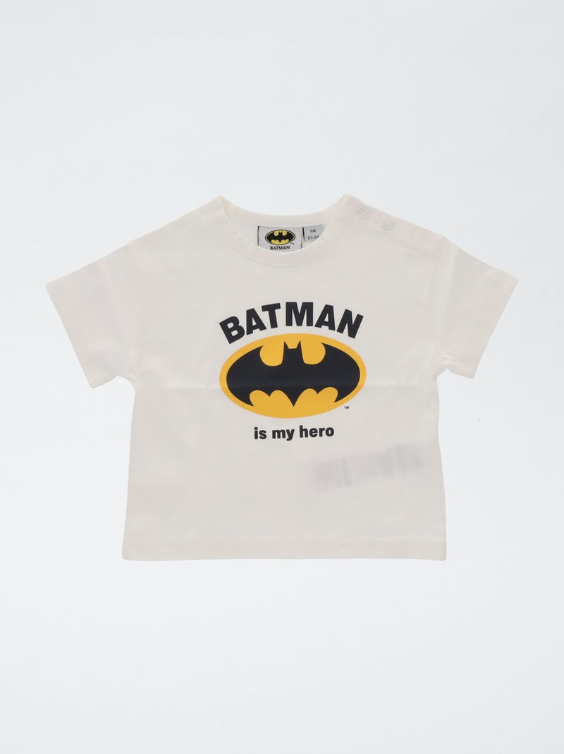 T-shirt com estampado 'Batman' Bege - Kiabi