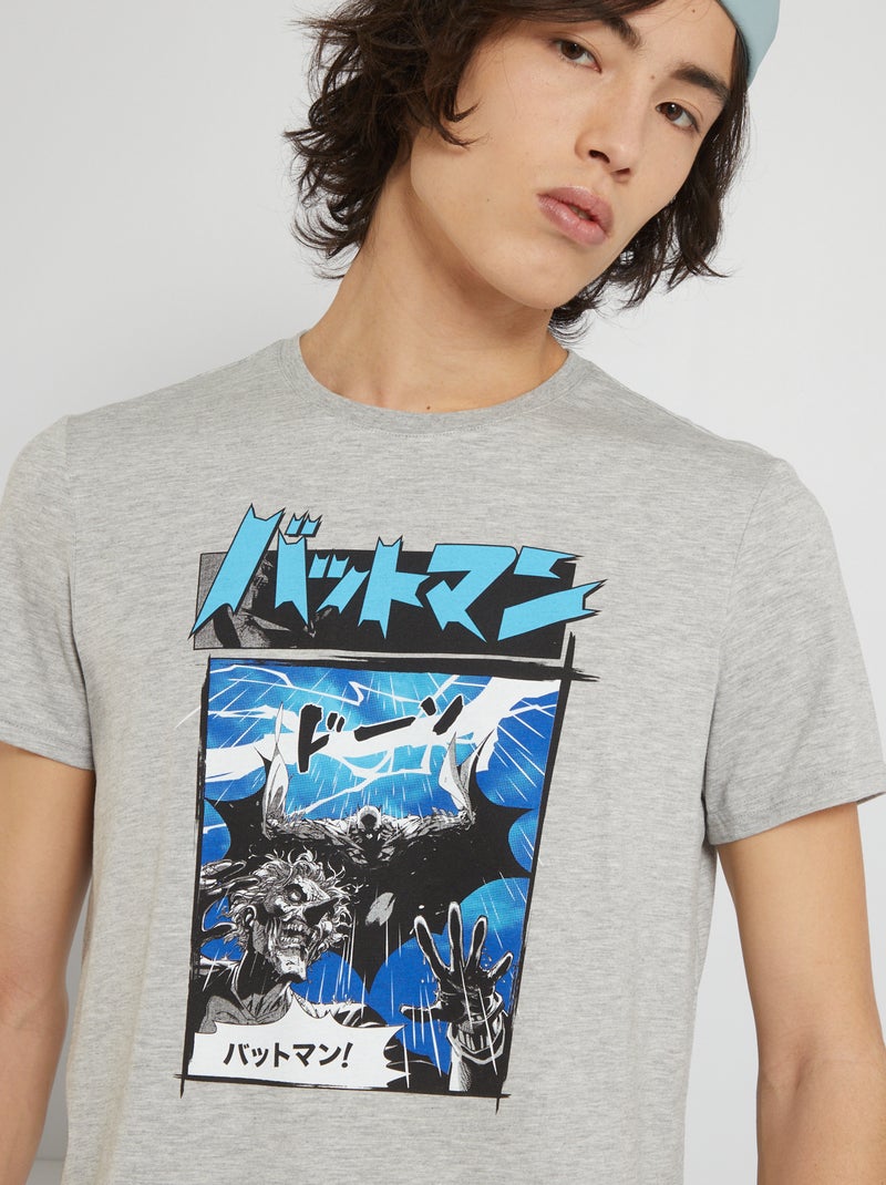 T-shirt com estampado 'Batman' 'DC Comics' Preto - Kiabi