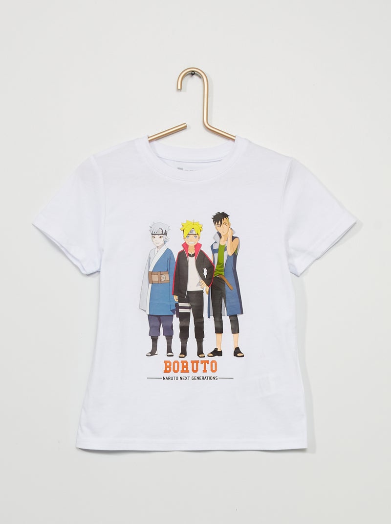 T-shirt com estampado 'Boruto' Branco - Kiabi