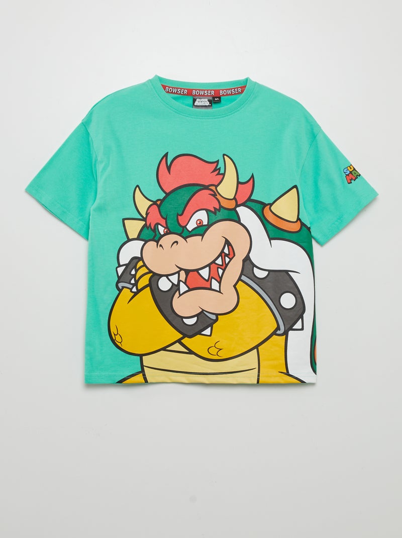 T-shirt com estampado 'Bowser' VERDE - Kiabi