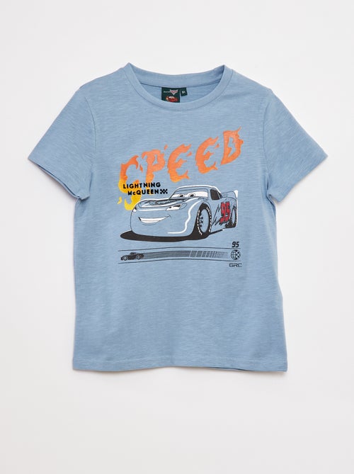 T-shirt com estampado 'Carros' de corte largo - Kiabi