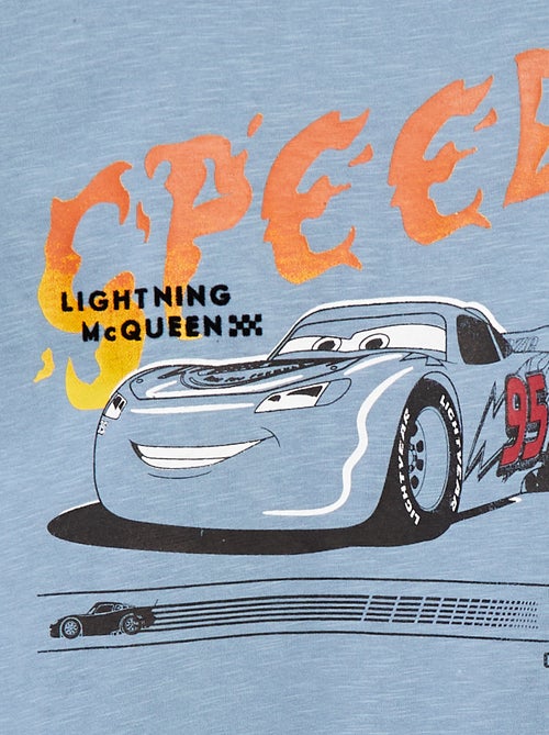 T-shirt com estampado 'Carros' de corte largo - Kiabi