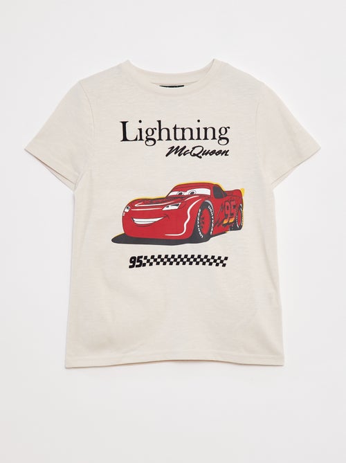 T-shirt com estampado 'Carros' de corte largo - Kiabi