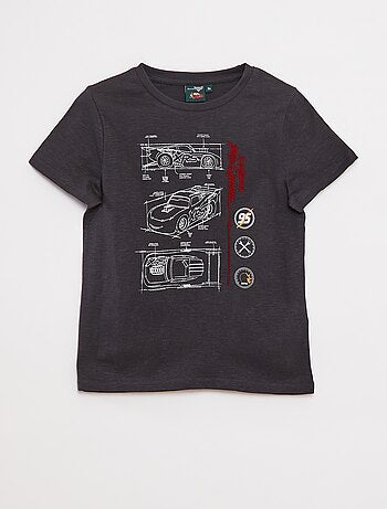 T-shirt com estampado 'Carros' de corte largo