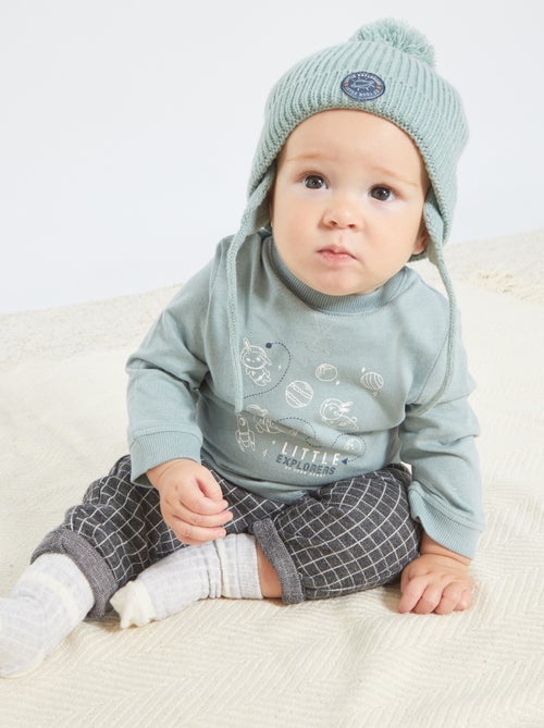 T-shirt com estampado 'coelho astronauta' - Kiabi