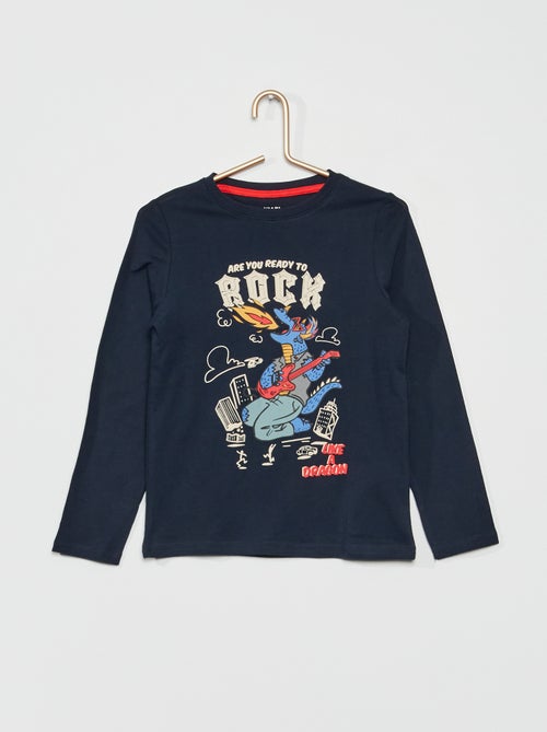 T-shirt com estampado 'Cool dogs' - Kiabi
