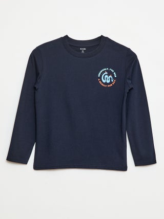 T-shirt com estampado de aniversário