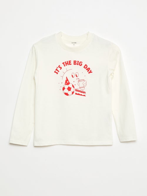 T-shirt com estampado de aniversário - Kiabi
