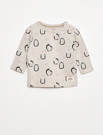 T-shirt com estampado de desenho animado