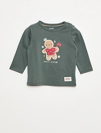 T-shirt com estampado de desenho animado