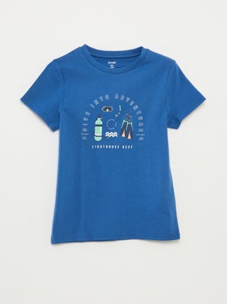 T-shirt com estampado de fantasia