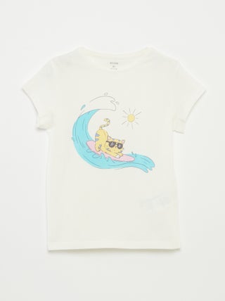T-shirt com estampado de fantasia