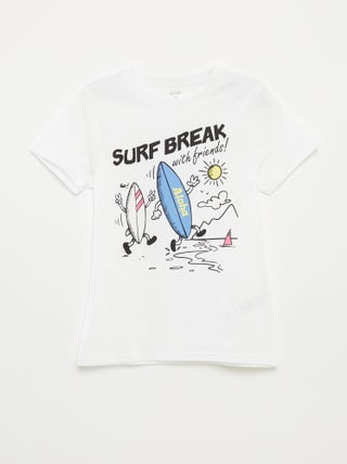 T-shirt com estampado de fantasia