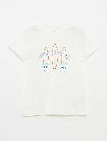 T-shirt com estampado de fantasia