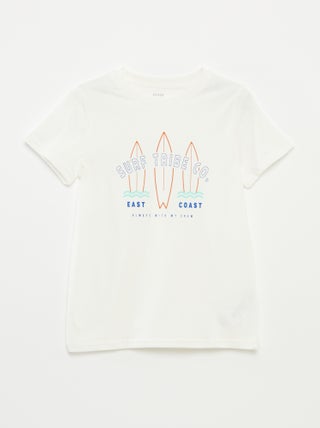 T-shirt com estampado de fantasia