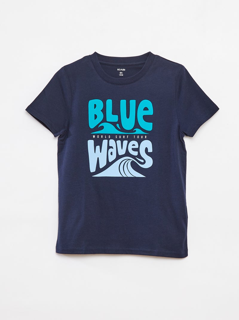 T-shirt com estampado de fantasia CINZA - Kiabi
