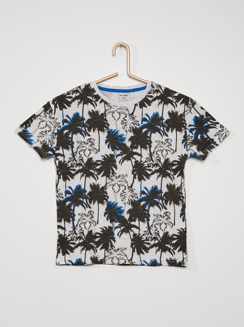 T-shirt com estampado de fantasia CINZA - Kiabi