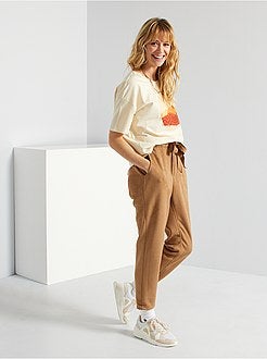 T-shirt com estampado de fantasia de conceção ecológica - Kiabi