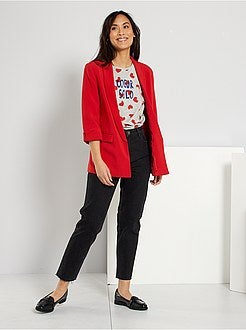 T-shirt com estampado de fantasia de conceção ecológica - Kiabi