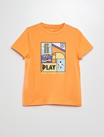 T-shirt com estampado de fantasia