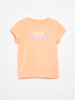 T-shirt com estampado de fantasia