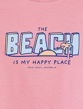 T-shirt com estampado de fantasia