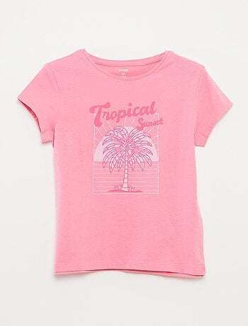 T-shirt com estampado de fantasia
