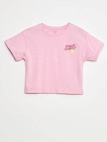 T-shirt com estampado de fantasia