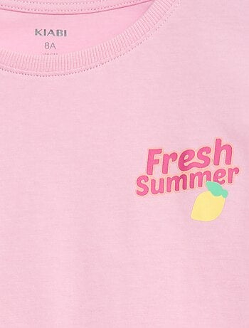 T-shirt com estampado de fantasia