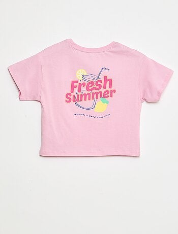 T-shirt com estampado de fantasia