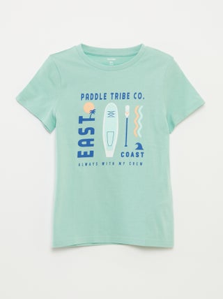 T-shirt com estampado de fantasia