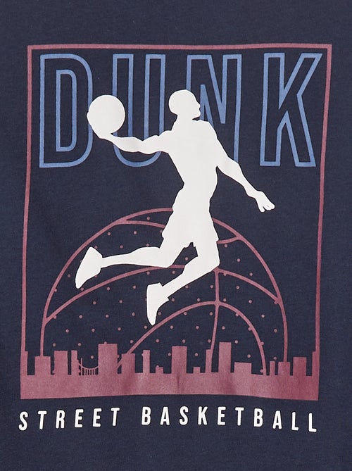 T-shirt com estampado de manga comprida - Kiabi