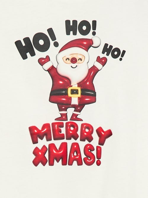 T-shirt com estampado de manga comprida - Kiabi