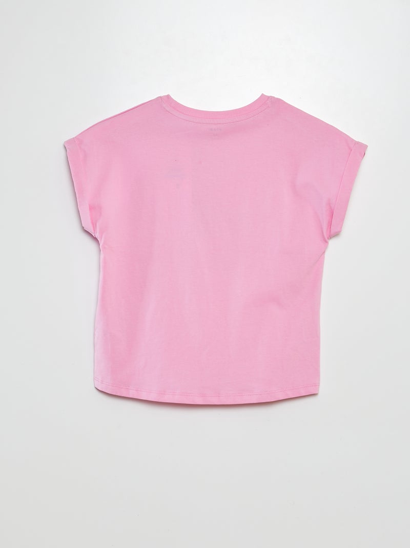 T-shirt com estampado de manga curta - Grafik Edition BRANCO - Kiabi