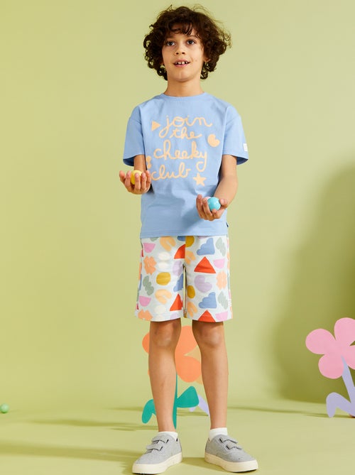 T-shirt com estampado de manga curta  - Grafik Edition - Kiabi