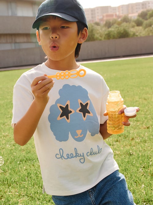 T-shirt com estampado de manga curta  - Grafik Edition - Kiabi