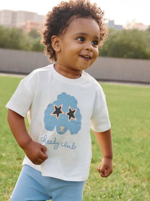 T-shirt com estampado de manga curta - Graphik Edition - Kiabi