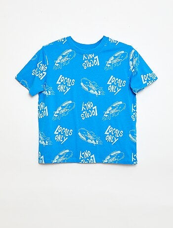 T-shirt com estampado de manga curta