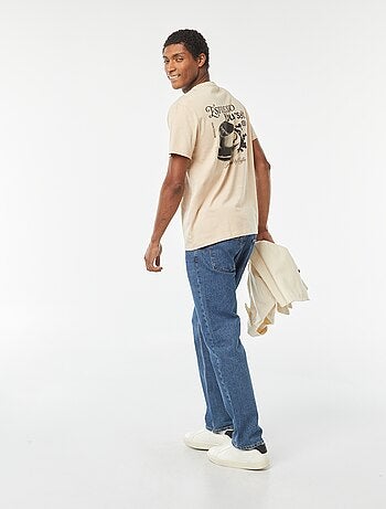 T-shirt com estampado de manga curta